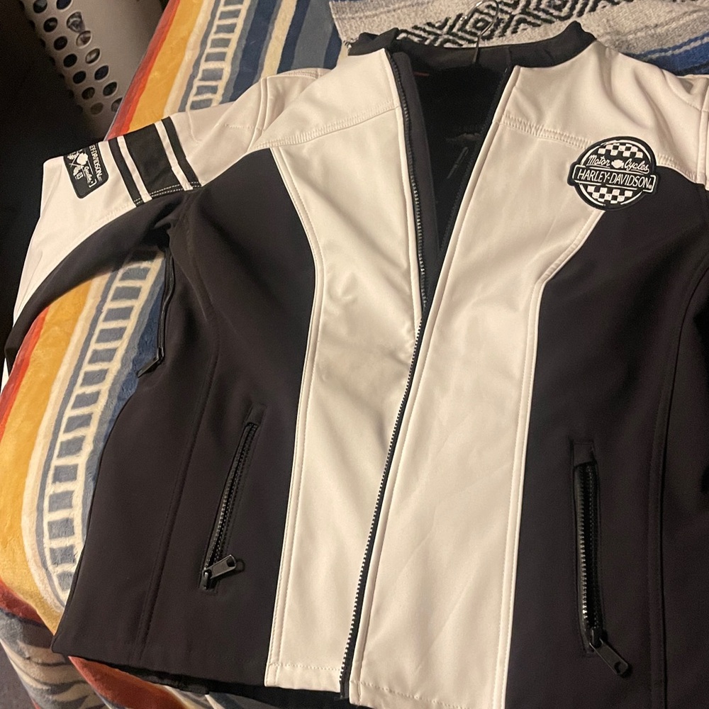 Harley-Davidson Black and White Utility Jacket - Picture 7 of 8